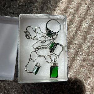 Sterling silver jewelry set